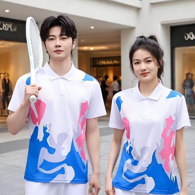 Unisex Quick-Dry Summer Sports Set: Polo Shirt  Long Pants for Student Uniforms Men s - 4XL