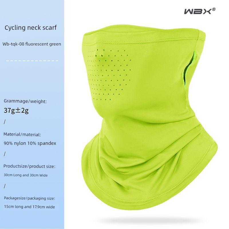 2026 Summer Full Face Neck Protection Ear-Hanging Scarf Magic Headscarf Sunscreen Ice Silk Quick-Dry Breathable Cycling Mask for Men and Women