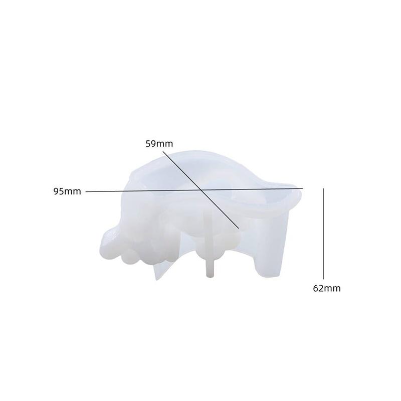 Snail Castle Silicone Mould Home Decoration Epoxy Resin Casting Mold DIY Craft