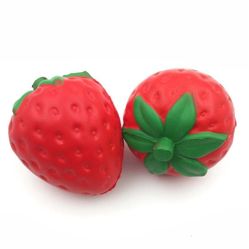 16cm Super Jumbo Erdbeer Squishy Langsam Aufgehendes Antistress Spielzeug Erwachsenenspielzeug Stressabbau Spielzeug Stressbälle Sensorisches Spielzeug