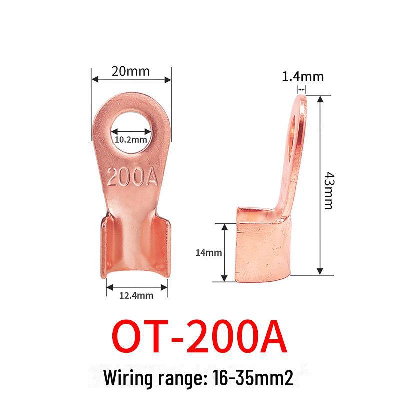100A Copper Open Nose Battery Terminal Connector - National Standard