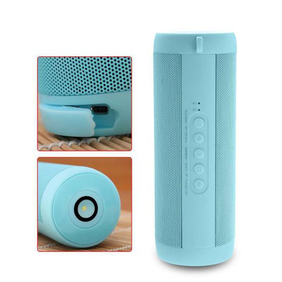 T2 Portable Waterproof Wireless Bluetooth-compatible Subwoofer Flashlight Sound Bar Speaker