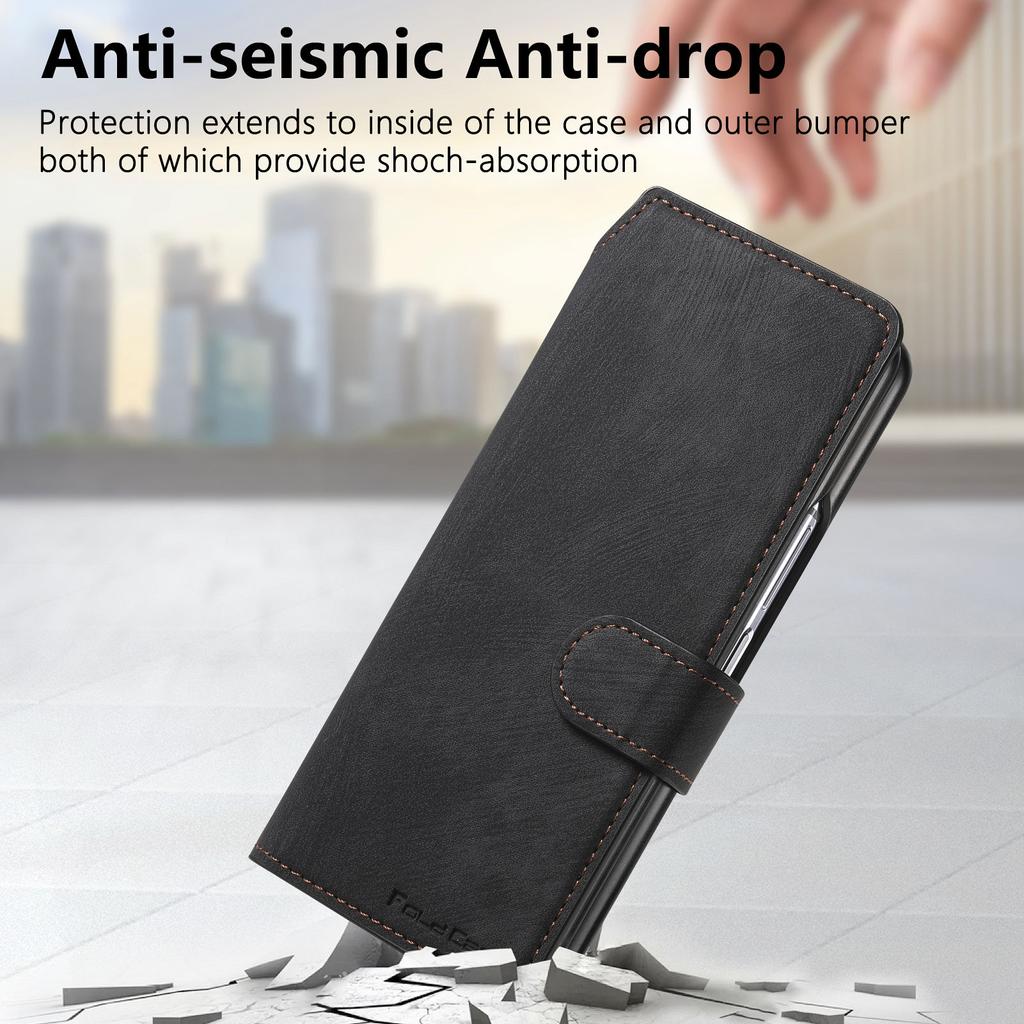 CASENEO For Samsung Galaxy Z Fold6 5G Case Leather 2-in-1 Magnetic Detachable Wallet Phone Cover
