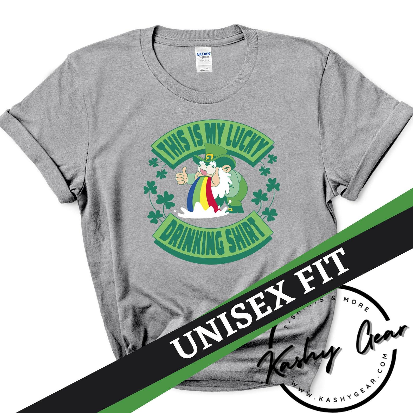 St. Patricks Day Shirt | This Is My Lucky Drinking Shirt | St Pattys Day | Fun St. Paddy s Day T-Shirt for Women Men | Funny Drinking Tshirt XL