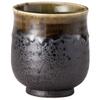 Yamashita Crafts Smoked Black Oribe Teacup Teacup, Porcelain, 7.5×8.5cm (230cc),