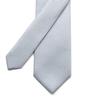 [Michiko London] Brand Necktie, Made In Japan, Silk, Jacquard Weave, Woven Pattern, Pin Dot (Pattern A: Gray)