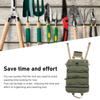 Oxford Cloth Roll Up Tool Bag Separate Pockets Portable Tool Storage Bag  Gardening