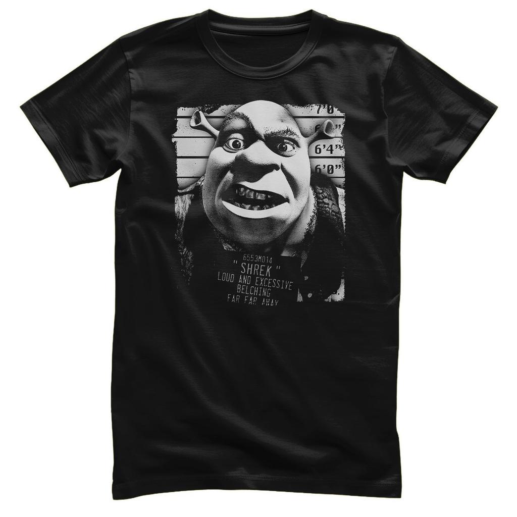 Offiziell lizenziertes Shrek Fahndungsfoto Herren T-Shirt
