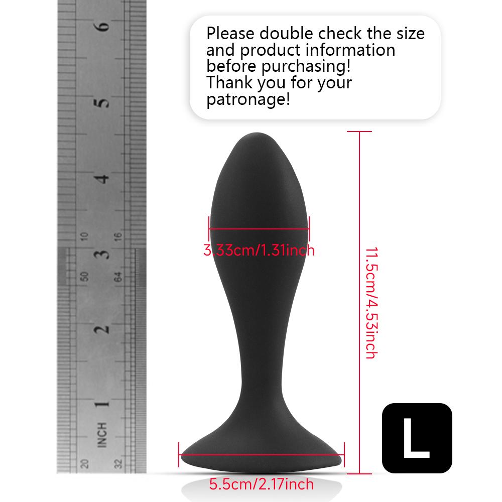 3 Sizes Unisex Silicone Rear Anal Plugs, Anal Trainers, SM Adult Sex Toys, Ladies Sex Toys, Sex Toys