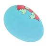 Latex Pet Ball Toy Bite Resistant Interactive Fetch Play Animal Pet Egg Ball for Cats Dogs Blue