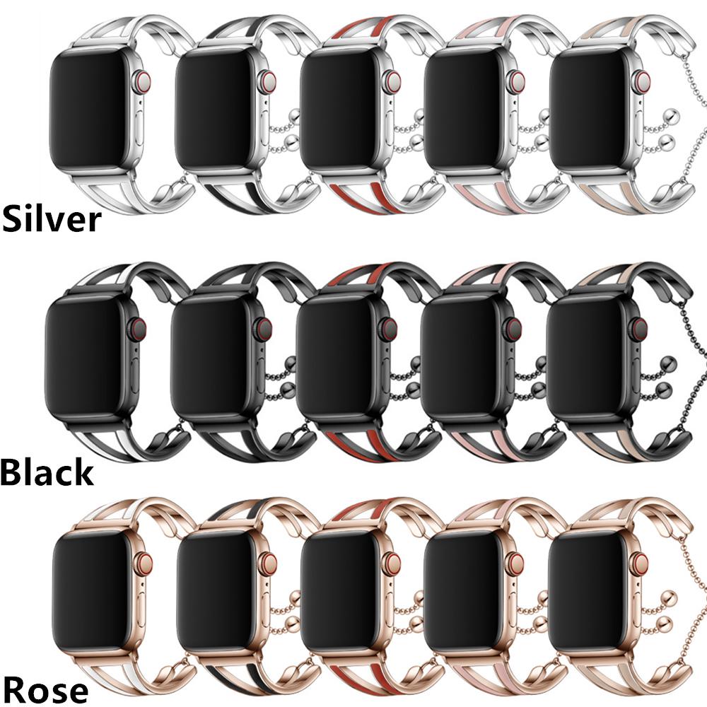 Women strap for Apple watch band 40mm 44mm 49mm 38mm 42mm 45 mm metal bracelet iWatch  series 3 4 5 se 6 7 8 9 ultra 2 45mm 41mm