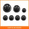 -7 Stück Frontklappen-Emblem Für BMW 50-jähriges Jubiläum Logo 82mm+Heck-Abzeichen 74mm+Radnabenkappe 68mm+Lenkrad-Aufkleber 45mm