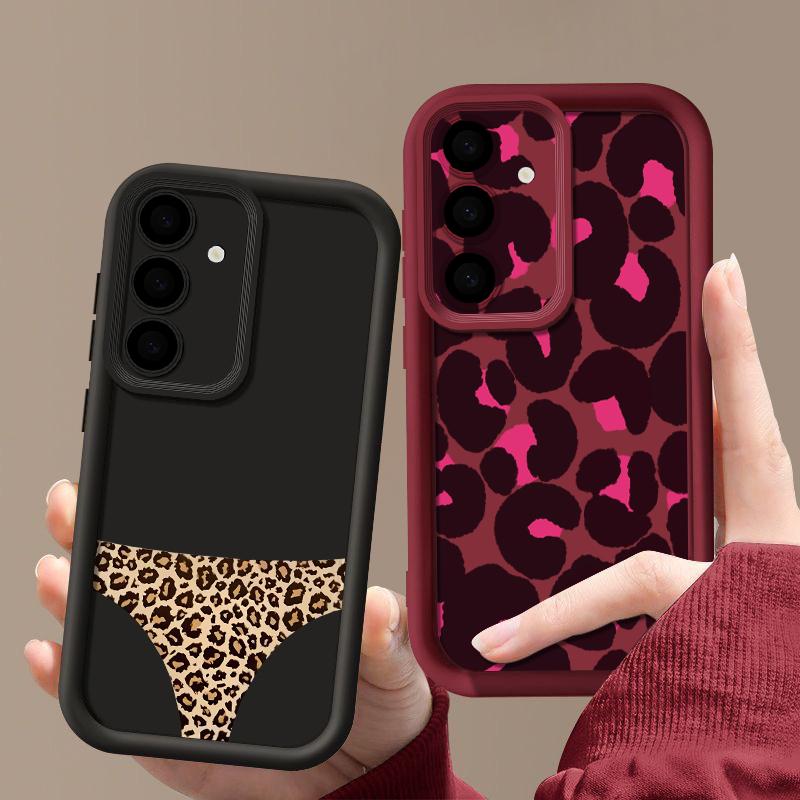 Colorful Leopard Print Case For Samsung S26 S25 Ultra S24 S23 Plus S22 S21 FE A54 A15 A25 A35 A55 A16 A26 A36 A56 A17 A27 A37 A57 5G Shockproof Cover