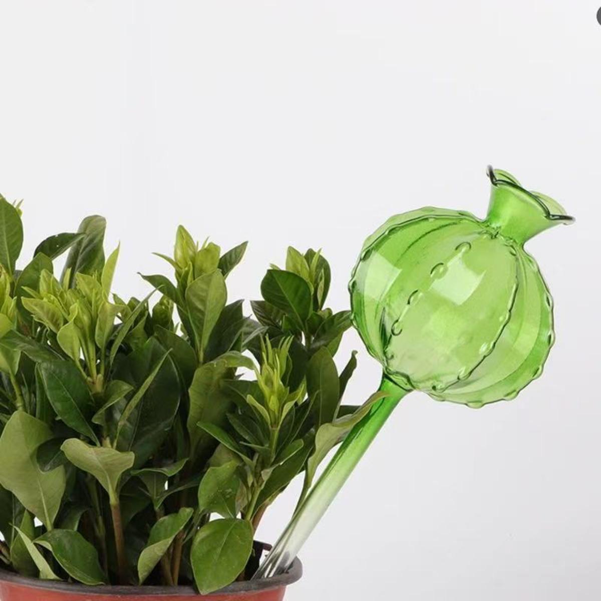 Large Set, Cactus Shaped Plant Automatic Watering Device, Plastic Watering Ball Automatic Watering Tip, Cute Decorative Design 1 PCS зелёный