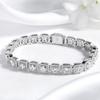 Smyoue 4/5/6.5mm Full Diamond 100% Real Moissanite Bracelets for Men Women Classic Luxury Bangles Pure 925  Silver Chain
