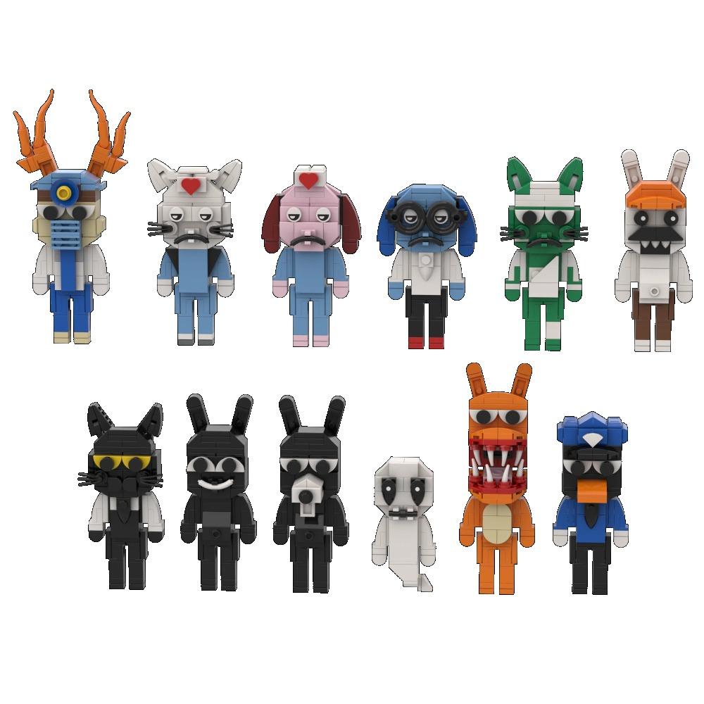 Animal Hospital BUilding Blocks Horror Game Animal Hospital Anomaly Cat Dog Penguin Bunny Animal Hospital Accessories Toys Gifts