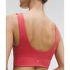 Lululemon Align  V Neck BrA  Light Support  A B Cup Desert Red