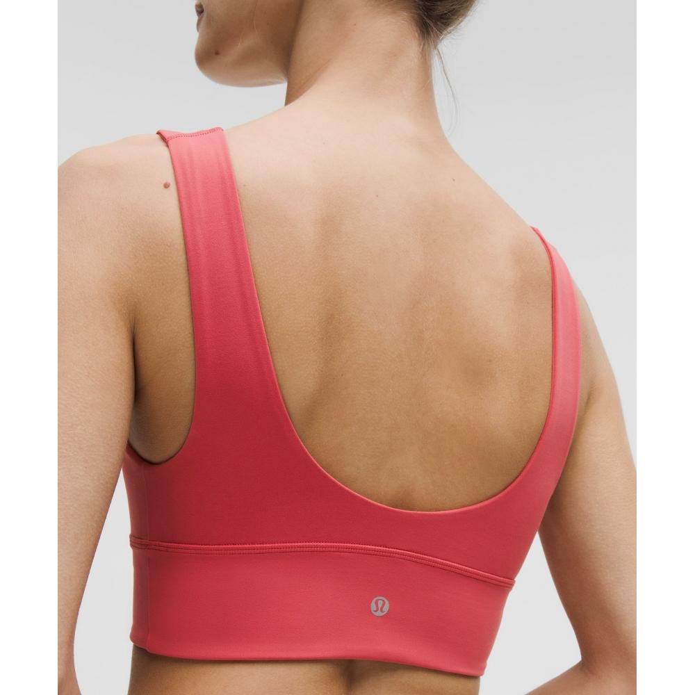 Lululemon Align  V Neck BrA  Light Support  A B Cup Desert Red
