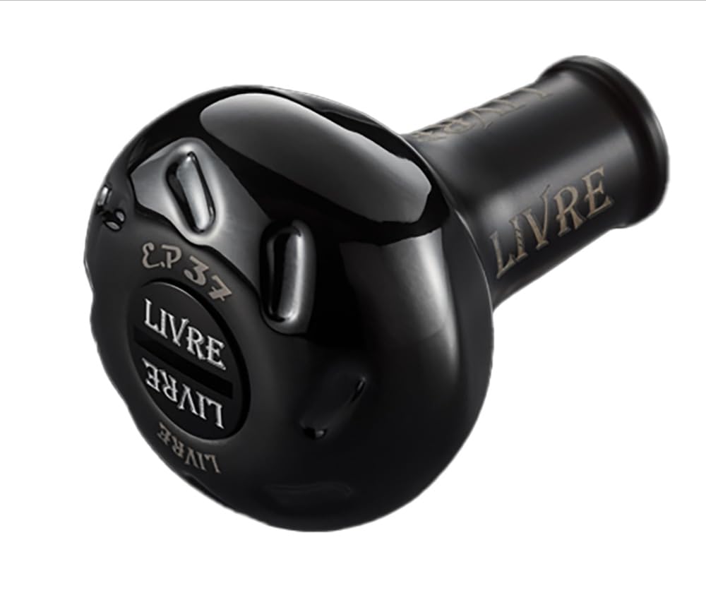LIVRE 11511 EP37 B Series Custom Titanium Knob for Shimano Single All & Daiwa, Unit, Black, E37KB-1