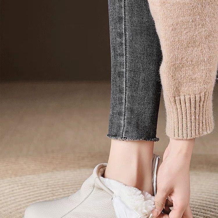 2025 Vintage Dámské Kotníkové Boty z Měkké Kůže - Odolná Oxfordská Podešev, Kulatá Špička, Protiskluzové, Umělá Kůže, Měkká Podešev