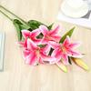 Artificial Lily Hydrangea Rose 1pcs 36cm Durable PU