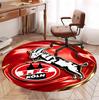 FC Köln Muster Runder Teppich, Innen-/Außenmatte, für Picknick, Spielzimmer, Schlafzimmer, Büro, Wohnzimmer, Heimdeko Teppich, Geburtstagsgeschenk