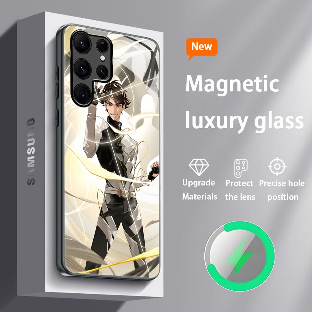 Anime TO BE HERO X Popular Phone Case For Samsung S25 S24 S23 S22 S21 S20 Plus Ultra Note20 Glass Magnetic Case