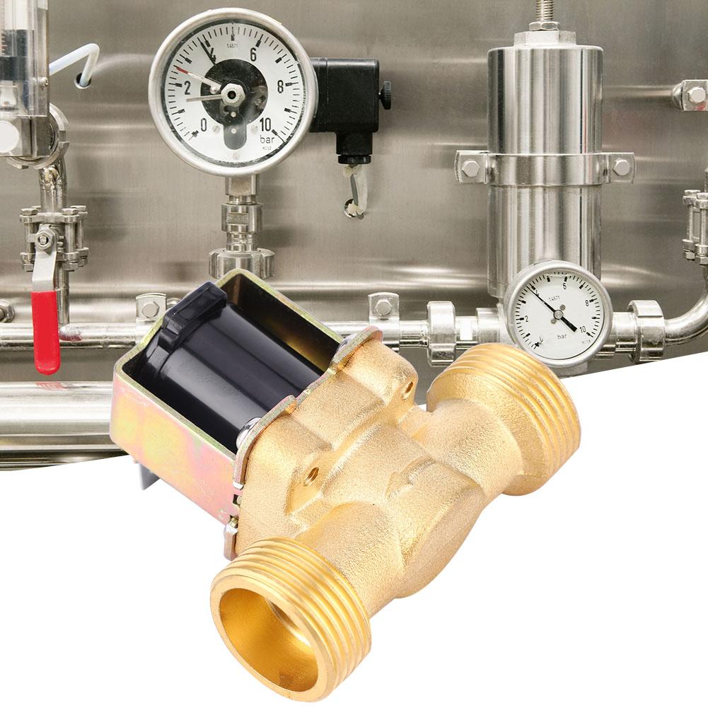 G3 4 Pouces Normally Closed Laiton Électrovanne Solénoïde Filetage Mâle Pour Contrôle d'Eau