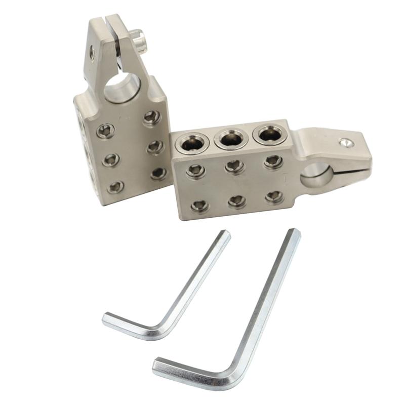 1 Pair Battery Terminal Connectors Kit 0/2/4/6/8 AWG Gauge Positive Negative for Car Auto Caravan Marine Boat