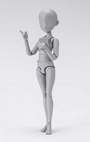 TAMASHII NATIONS S.H.Figuarts Body-chan -Ken Sugimori- Edition DX SET (Gray Color Ver.) Approx. 130mm PVC&ABS Movable Figure BAS62103