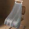 Cross-Border Satin Pleated A-Line Skirt - Summer 2026 High-Waisted Over-the-Knee Style