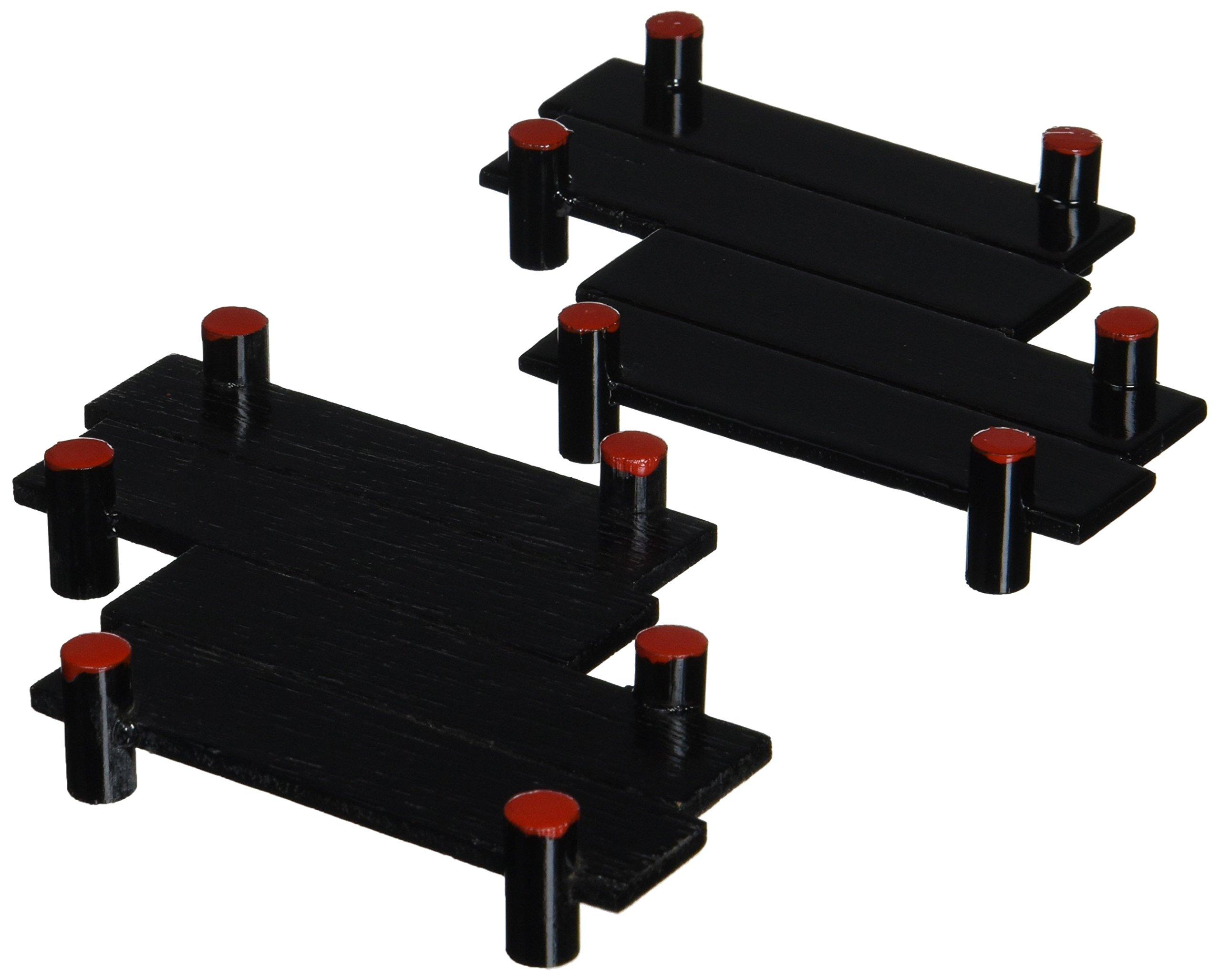 

Ямако Черный лакированный Яцухаси (Маленький, Красный)