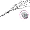 Cable Slip Lead Dog Leash Chew Proof Steel Wire Dog Leash with Nylon Handle for Teething Puppies Large Dogs Training Cord Leads