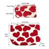 Women Large Capacity Heart Print Pattern Makeup Bag Clutch Cosmetic Organizer Travel Wash Toiletries Storage Bag Makeup Pouch