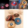 Lebhaft gefärbter Captain America Fidget Spinner mit Hochgeschwindigkeitsrotation zur Stressreduzierung