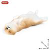Oenux Kitty Dog Animals Model Action Figure Siamese Husky Pug Rottweiler Puppy Figurines PVC Cute Collection Toy Kids Gift