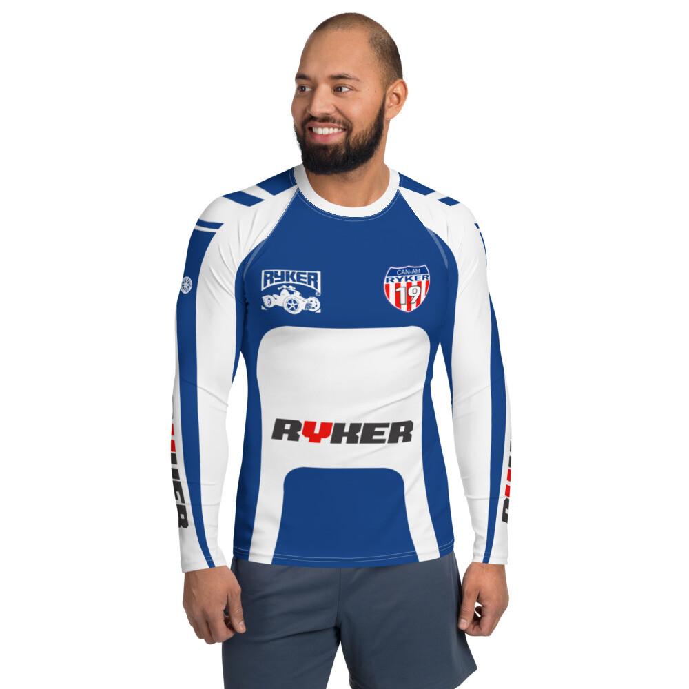 Can-Am Ryker Racing Blue Men s Rash Guard S