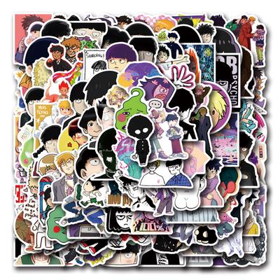 110 New Mob Psycho 100 Anime Graffiti Stickers Decorate Laptop Suitcase DIY Stickers