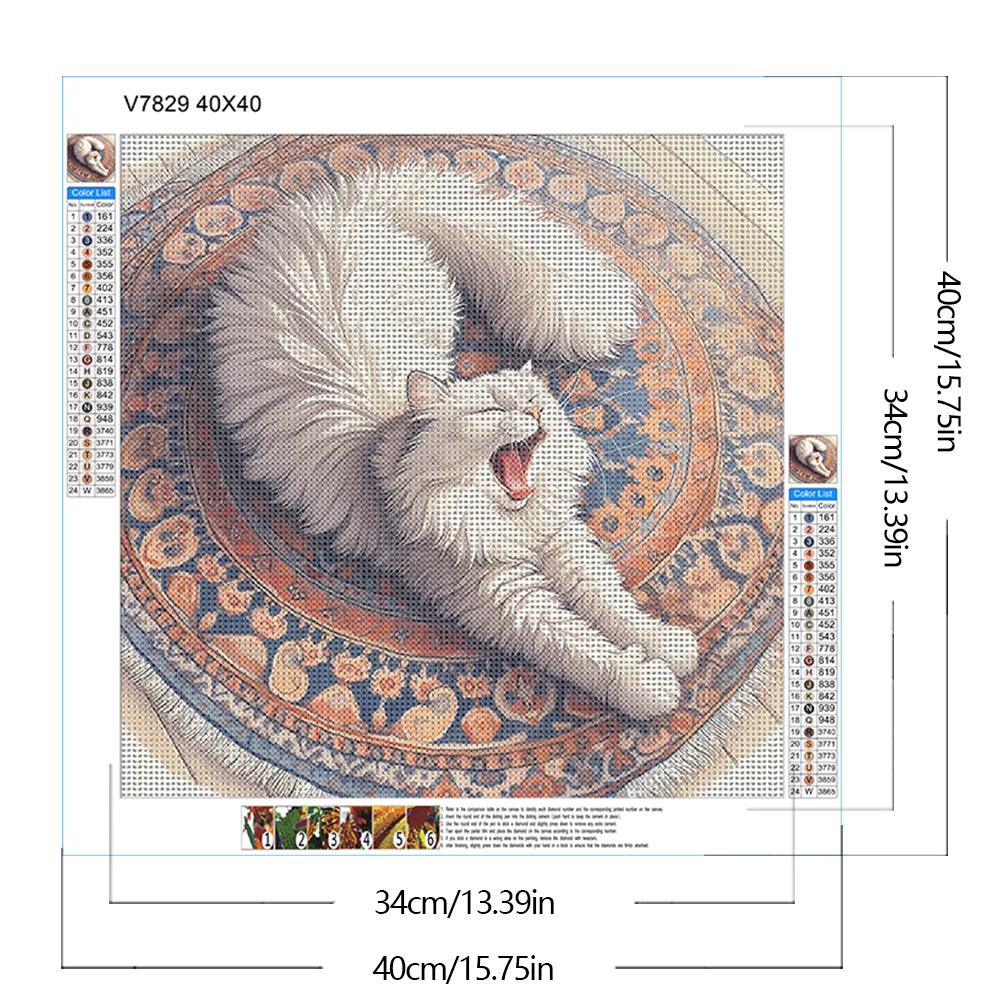 Animal 5D DIY Full Drill Round Diamond Painting Kit for Home Wall Room Decor