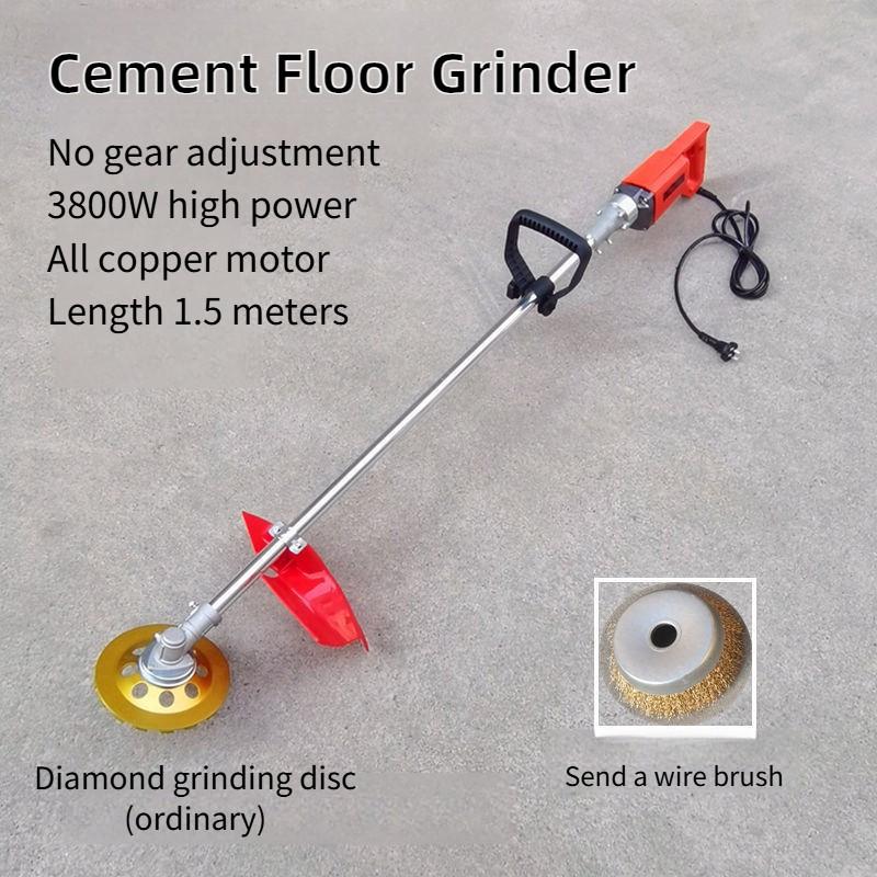 Steel Structure Color Steel Tile Grinding Machine Cement Floor Polishing Power Tool High Power Electric Rust Remover Iron