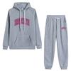 Brooklyn Printed Hoodies and Sweatpants Women's Autumn Winter Casual Sports Jogging Suit Fashion Warm Outfits