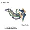 Fancy Design Fashion Fashion Maple Brooch Female Super Flash Rhinestone Leaf Pin Suit Coat Corsage Accessories