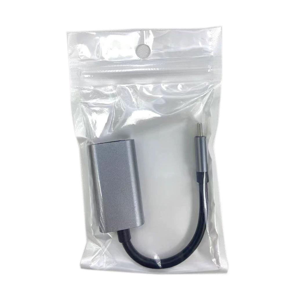 8-in-1 Docking Station: Compatible with Apple Laptops, USB Hub, Network Port, Card Reader, and Type-C Expansion.