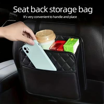 Car Storage Bag, Car Seat Back Storage Bag, Hanging Bag, Multi-functional Storage Box, Decorative Items, One-piece Set