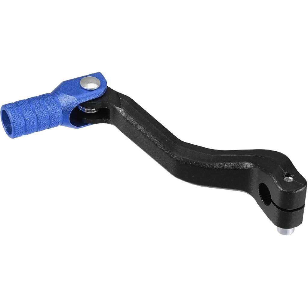 Motorcycle Gear Shifter Lever, Pedal Shift Lever Arm Universal for Motorcycle Folding Aluminum Alloy Orange Black