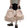 Schoolbag high-value schoolbag female college students simple and cute backpack female large-capacity schoolbag lightweight junior high school 