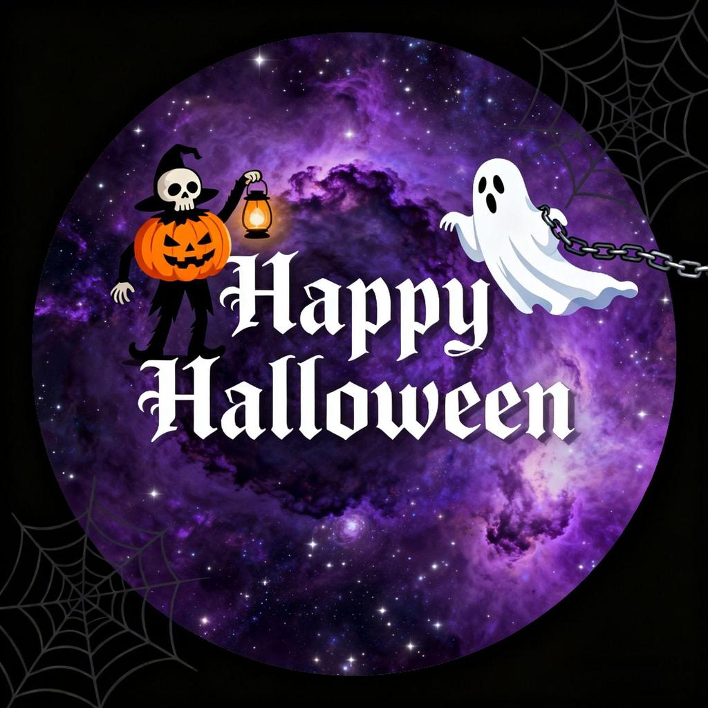 Starry Sky Moon Lamp - Creative LED Projection Night Light with Ghost Face Expressions, USB Decorative Lamp.