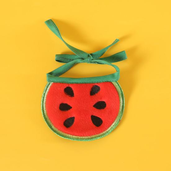 Cartoon Fruit Pet Bandana Watermelon Orange Kiwi Pet Neckerchief Scarf Adjustable Pet Bib Accessories for Dogs And Cats