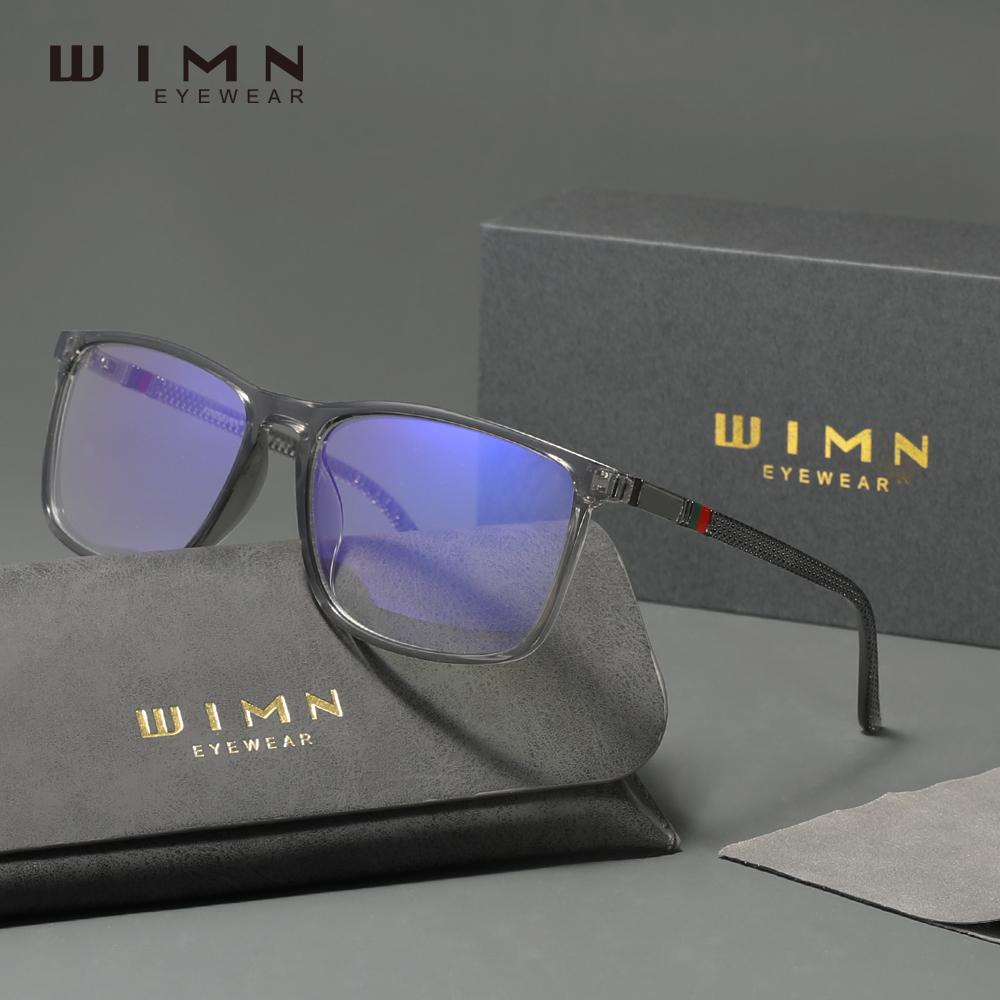 WIMN Blaulichtfilterbrille Ultraleicht Herren/Damen Handy Computer Brille Rechteck Anti-Blau
