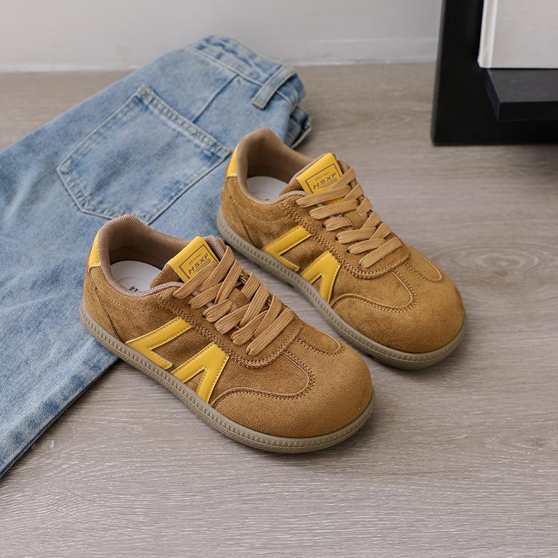Fashion 2025 New Spring and Autumned Thick-soled Lightweight Sneakers for Women All-match  Popular Retro Sport Leisure Shoes Hot Sale